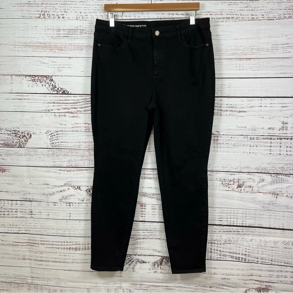 Talbots Black Flawless High Waist Ankle Pants